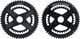 Rotor Pédalier avec capteur de puissance INpower 2 vitesses rond - noir/172,5 mm/36-52
