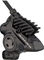 Shimano Dura-Ace BR-R9270 + Di2 ST-R9180 Scheibenbremse - schwarz/Hinterrad/ohne