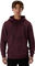 Fox Head Slowburn Fleece Hoodie - dark maroon | S