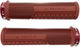 Peaty's Poignées de guidon verrouillables Monarch Pro Grip Mushroom - brick red | 32 - 34 mm