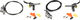 Shimano Set de frenos de disco XTR Enduro d+t BR-M9120 c. pasti. resina J-Kit - gris/Set/left/right (side-specific)