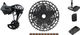 SRAM Kit de Mise à Niveau X01 Eagle AXS 1x12vit. avec Cassette pour Shimano - black - XX1 copper/Shimano VTT/14 dents/Shimano MTB/aucun/11-50/aucun/sans
