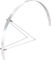 CONTEC Juego de guardabarros Flat Fender RD+RT - plata | 32 