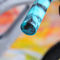 Unleazhed Puños de Manillar G1 - turquoise-black