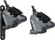 Shimano GRX v+h Set Scheibenbremse BR-RX810 + ST-RX810 / BL-RX810 - schwarz-grau/Set/links/rechts (seitenspezifisch)