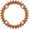 Race Face Narrow Wide Kettenblatt, 4-Arm, 104 mm Lochkreis, 10-/11-/12-fach - orange/32 Zähne
