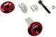 Capuchons de Guidon Aluminium - rouge/universal