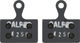 GALFER Plaquettes de Frein Disc Standard pour Shimano - semi-métallique - acier/SH-011