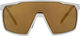 uvex Lunettes de Sport mtn perform S - white mat/mirror gold