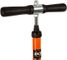Rennkompressor Standpumpe mit E.V.A.-Kopf - orange/universal