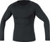 GORE Wear M Base Layer Shirt L/S Unterhemd - black | M