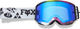 Fox Head Masque Main Kairos Spark - image cosmo-white-black | blue mirror