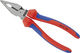 Knipex Spitz-Kombizange - rot-blau/185 mm