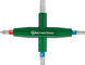 Abbey Bike Tools 4-Way Multi-tool - green/4 mm, 5 mm, 6 mm, PH2