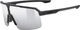 uvex ramp sports glasses - black matte | mirror silver