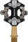Exustar Pedales de clip E-PM222TI - negro