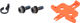 Shimano Pinza de frenos GRX BR-RX820 con pastillas de resina - negro/Rueda delantera/ninguno
