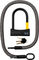 tex-lock Eyelet chain lock + D-lock shackle lock - electric grey