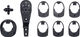 Reserve Unidad combinada de manillar y potencia RD1 de carbono - black | -6° | 110 mm | 360 mm