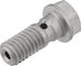 Hope Salida de cable recta M6 - silver