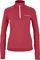 VAUDE Women's Livigno Halfzip II Fleece Sweater - crimson red/36