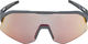 Alpina Sonic HR QV Sports Glasses - midnight grey matt | quattro/varioflex rainbow mirror
