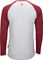 bc original Merino L/S Bike Shirt - silver-grey melange-wine red/S