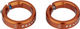 Peaty's Bagues de serrage Monarch Grips - mango