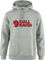 Fjällräven Logo Hoodie Pullover - grey melange | L