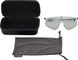 uvex pace perform S V Sports Glasses - white matte/litemirror silver