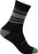 Endura Chaussettes BaaBaa Merino Stripe - matte black/42,5-47