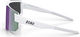 Bliz P005 Small Sports Glasses - matte white | purple mirror