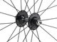 Miche Pistard Tubular Track Wheelset - black / black/Non Boost/Non Boost/100 mm/28"/Screw-on freewheel/100 mm/Threaded freewheel/100 mm/120 mm