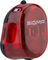Sigma Aura 60 Front Light + Nugget II LED Rear Light Set - StVZO Approved - black