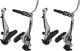 Shimano BR-T4000 v+h Set Felgenbremse V-Brake - silber/Set