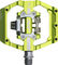 HT DUO D1 Clipless/Platform Pedals - apple green