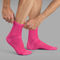 GripGrab Lightweight Airflow Socken - pink hi-vis/41 - 44