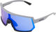 uvex sportstyle 235 sports glasses - rhino-deep space mat/mirror blue