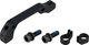 Shimano Adaptador de frenos de disco para discos de 180 mm - negro/RD IS auf PM