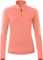 VAUDE Pull polaire pour femme Livigno Halfzip II - hibiscus pink | XS