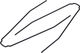 SKS Spare Stays for Front Bluemels Style w/ ESC V Adapters - black/46 mm