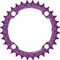 Race Face Narrow Wide Kettenblatt, 4-Arm, 104 mm Lochkreis, 10-/11-/12-fach - purple/32 Zähne