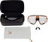 100% Glendale Hiper Sportbrille - matte translucent brown fade/hiper silver mirror