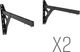 Stashed Products Soporte de pared para bicicleta SpaceRail 4x - negro-plata