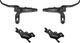 SRAM DB 6 V+H Set Disc Brake - diffusion black anodized/Set/left/right (side-specific)