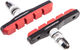 Jagwire Bremsschuhe Mountain Sport für V-Brake - red/universal