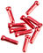 Endtüllen für Brems-/Schalt-Innenzug - 10 Stück - red/1,8 mm