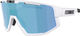 Bliz Lunettes de sport Fusion Small - matte white/brown-blue