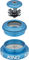 Chris King InSet i7 ZS44/28,6 - EC44/40 Mixed Tapered GripLock Steuersatz - matte turquoise/1 1/8"/ZS44/28,6 - EC44/40
