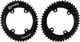 Rotor Pédalier ALDHU Carbone Gravel Q-Ring 46/30 11 vitesses - noir/170,0 mm/30-46